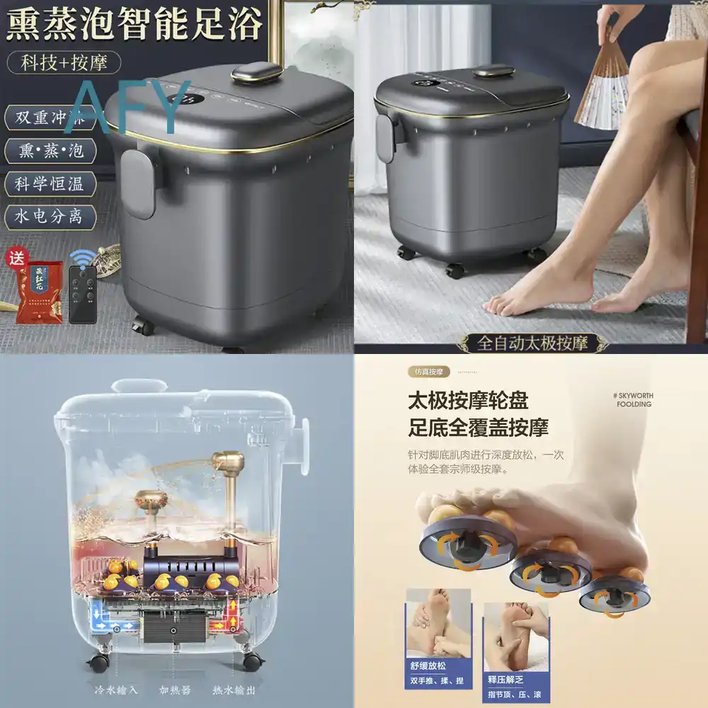 Home Spa Wellness - Elektryczna wanna do stóp do użytku