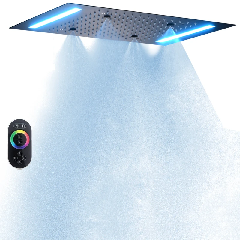 Spa & Wellness Paradies Braunschweig - Sufitowy system prysznicowy z oświetleniem LED,