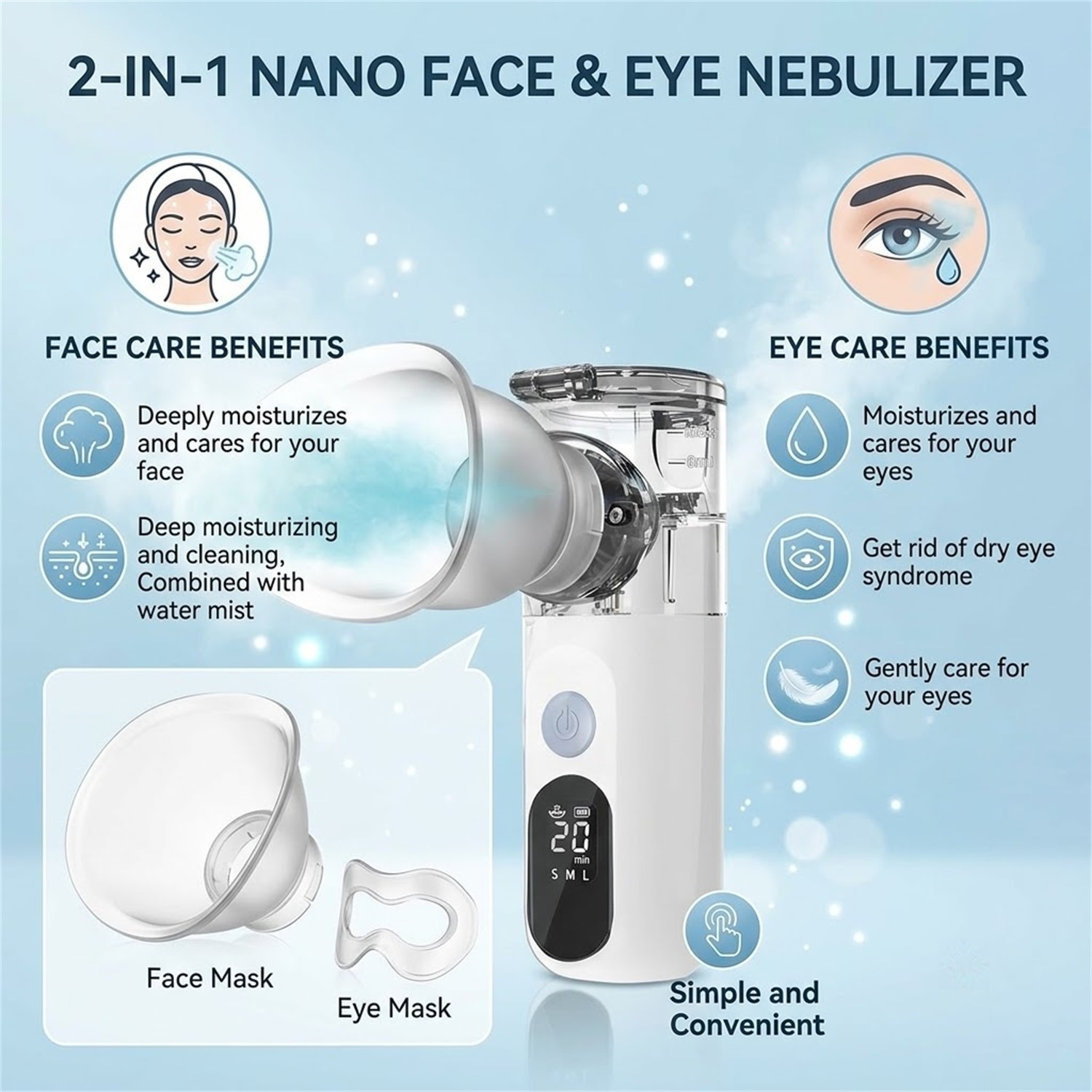 Mini przenośny parownik do twa – Facial Steamer Nano recenzja i cena