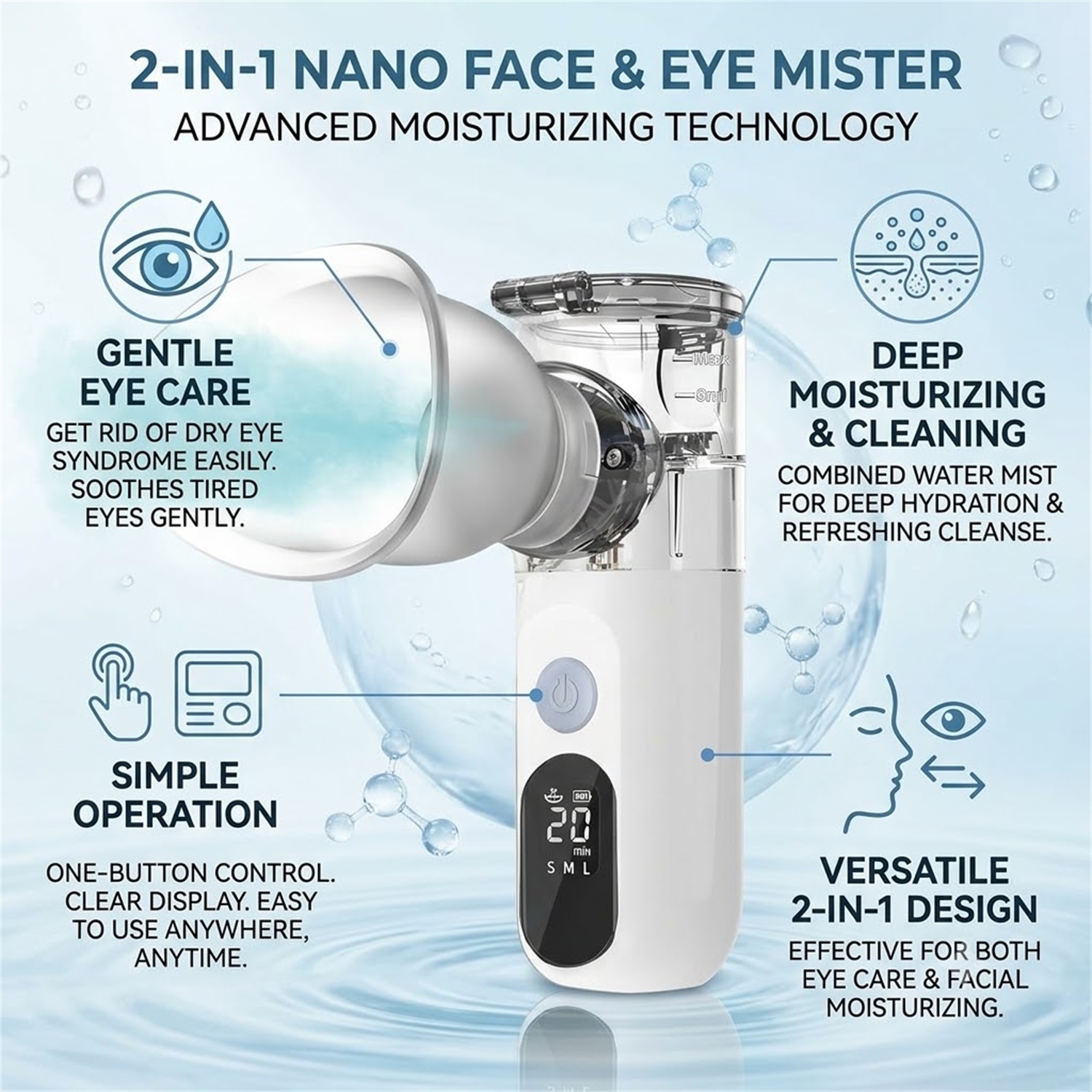 Mini przenośny parownik do twa – Facial Steamer Nano recenzja i cena