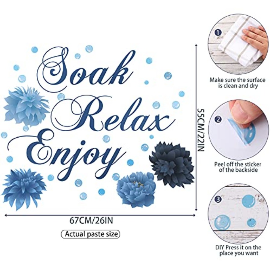Naklejki ścienne do łazienki,  – Relax - Spa & Wellness recenzja i cena