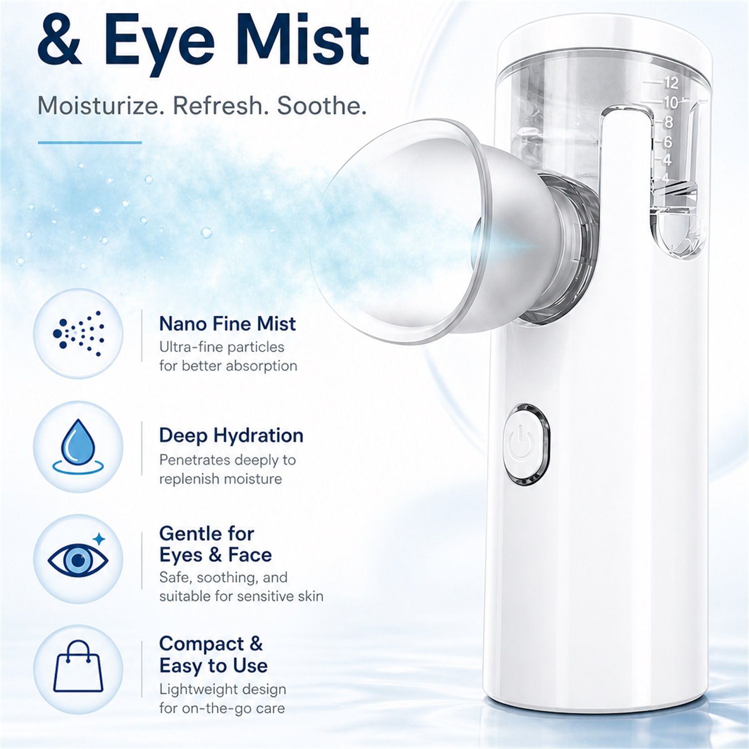 Elektryczny nano sprayer do oc – Facial Steamer Nano recenzja i cena